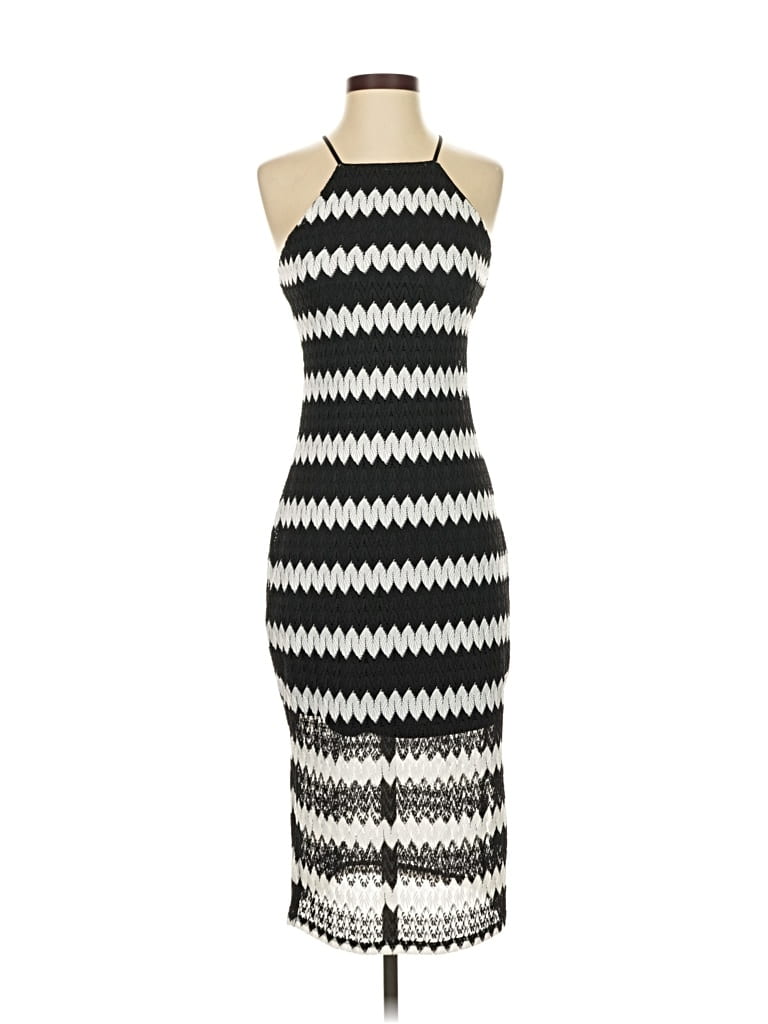 Pre-owned Bar Iii Cocktail Dress In Black