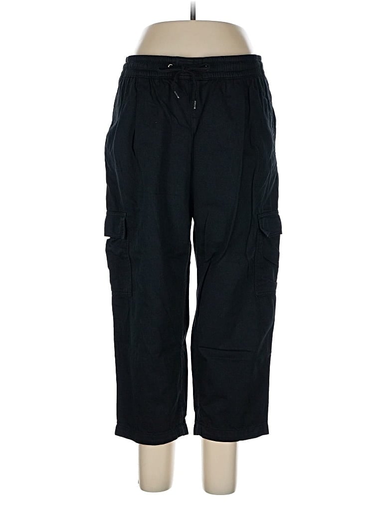 Pre-owned Gap Cargo Pants In Black