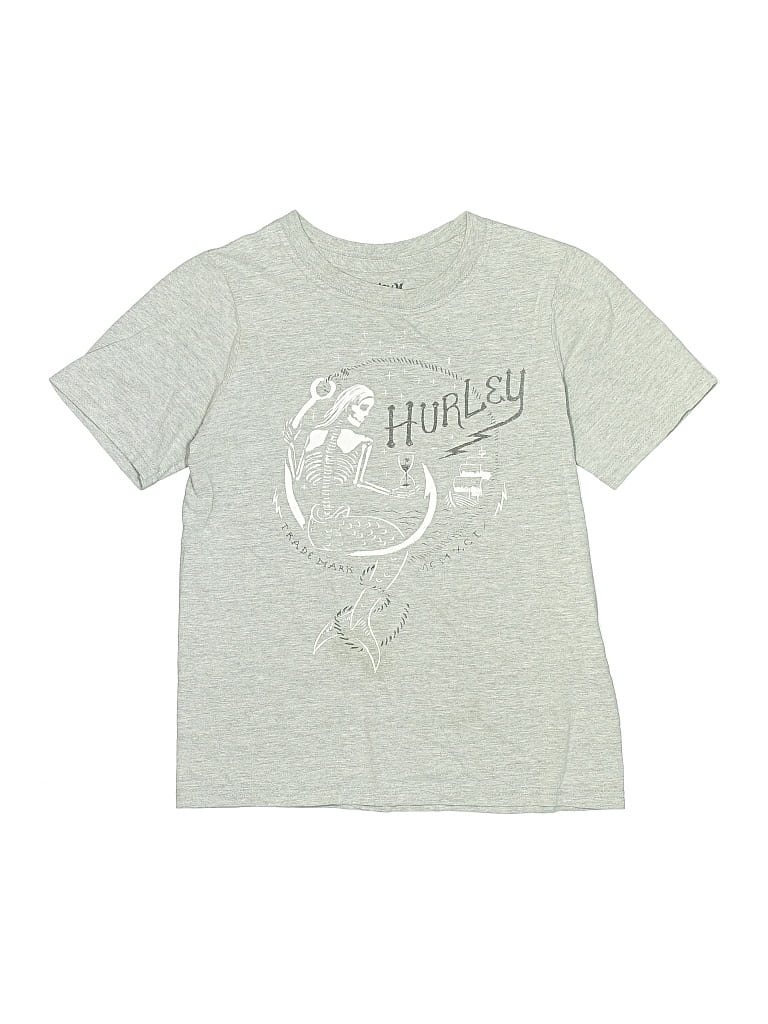 Pre-owned Hurley Kids'  Short Sleeve T-shirt In Silver