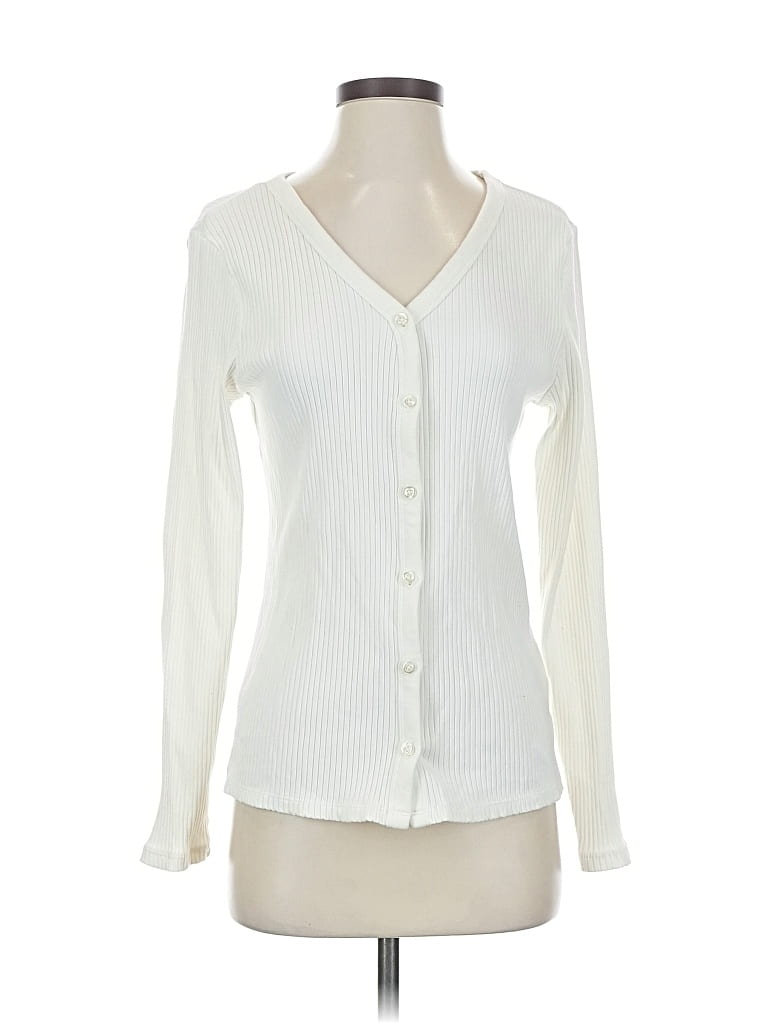 Click to view more detailed imagery on our partner's website Pre-owned Lands' End Long Sleeve Button Down Shirt In White