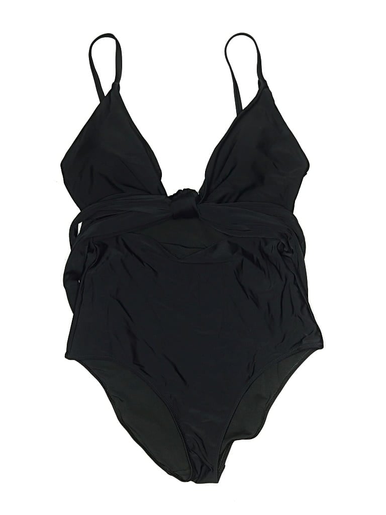 Pre-owned Aerie One Piece Swimsuit In Black