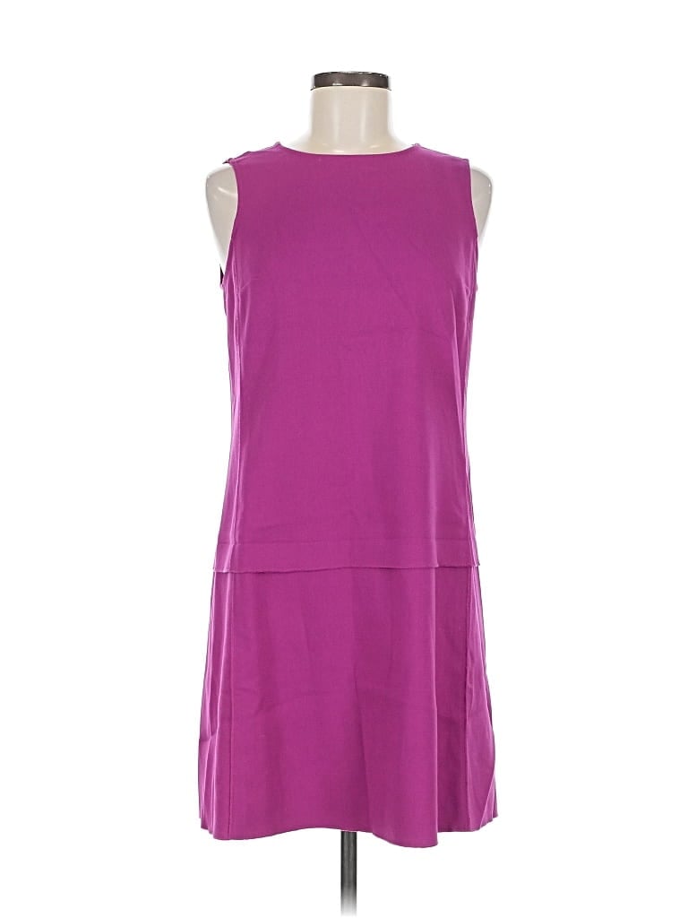 Pre-owned Ann Taylor Loft Casual Dress In Purple
