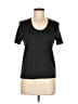 Chicjoc 100% Cotton Black Short Sleeve Top Size EU 40 / US 10 - photo 1