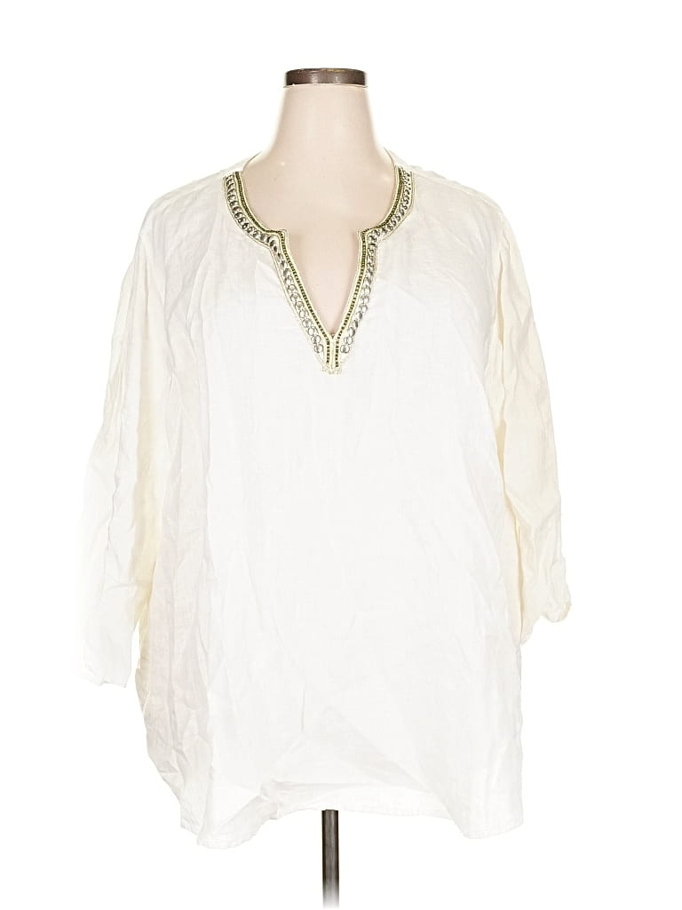 Click to view more detailed imagery on our partner's website Pre-owned Jjill Casual Dress In White