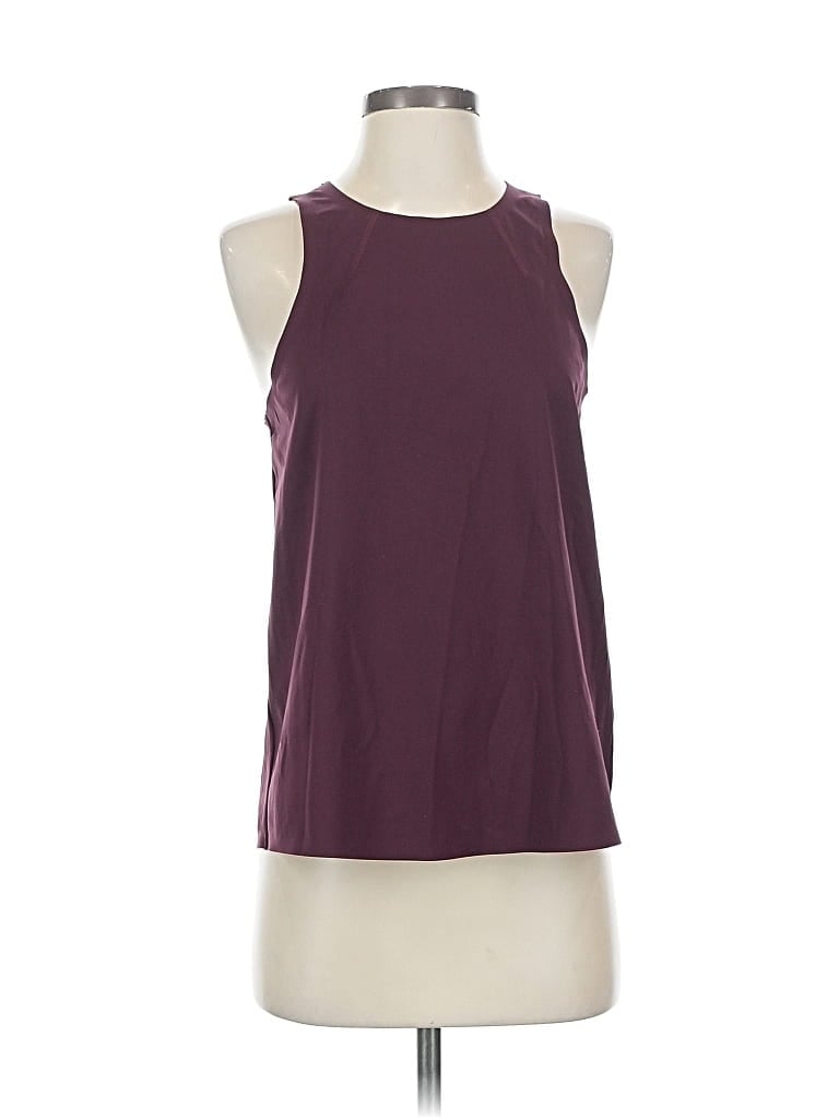 Pre-owned Sweaty Betty Sleeveless T-shirt In Burgundy