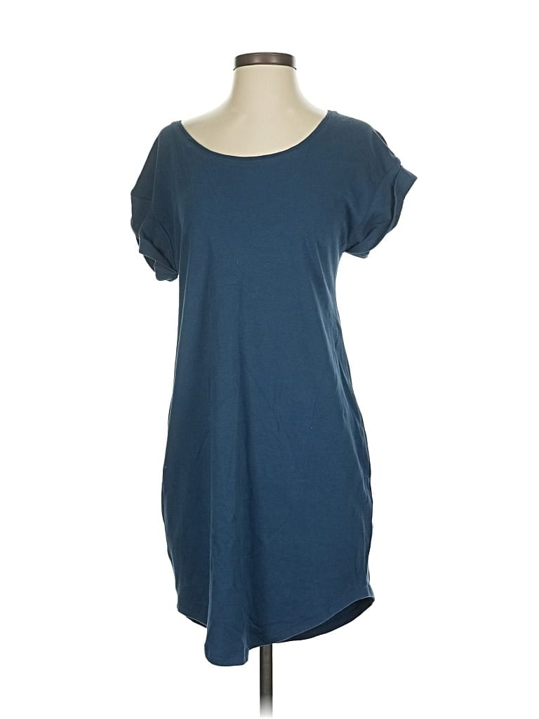 Pre-owned H By Halston Casual Dress In Blue