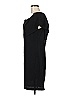 Charles Henry Solid Black Casual Dress Size M - photo 5