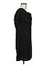Charles Henry Solid Black Casual Dress Size M - photo 4