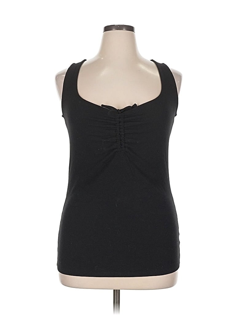 Pre-owned Torrid Tank Top Black Halter Neckline Tops