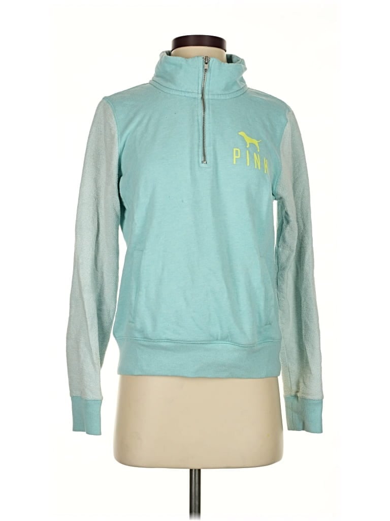 Pre-owned Victoria's Secret Pink Sweatshirt In Blue