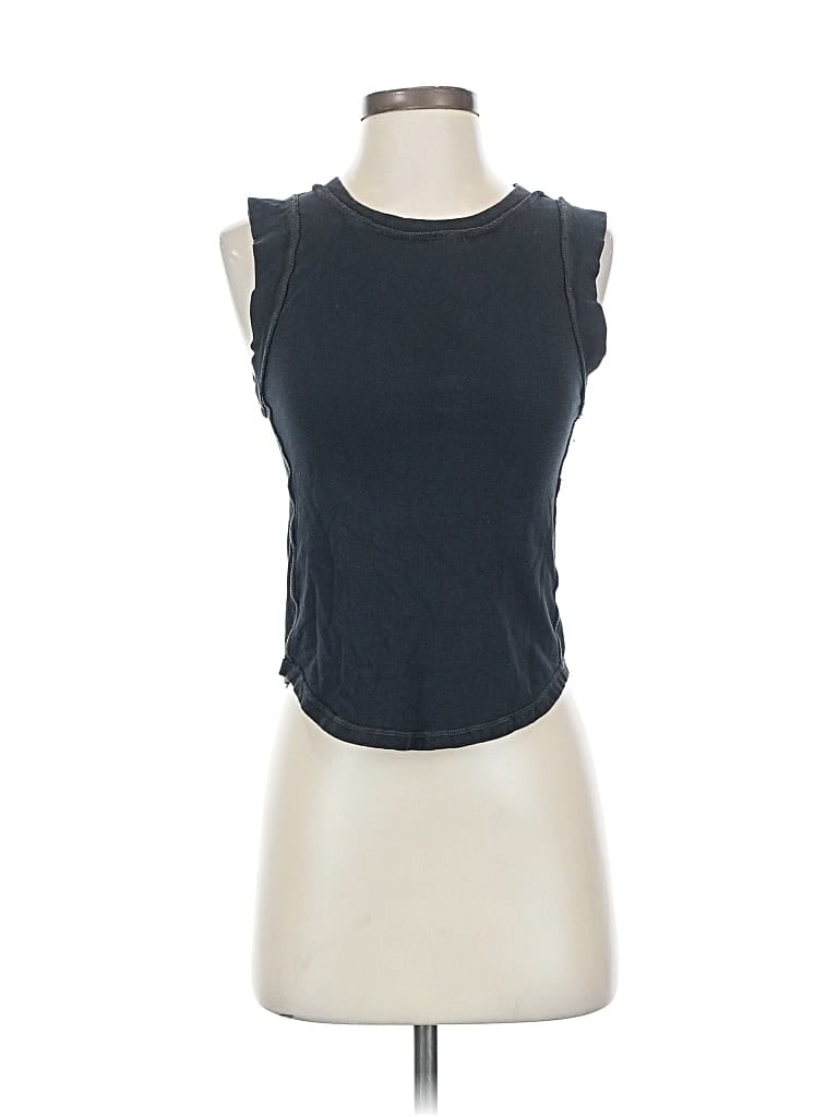 Pre-owned We The Free Sleeveless Top Black Scoop Neck Tops