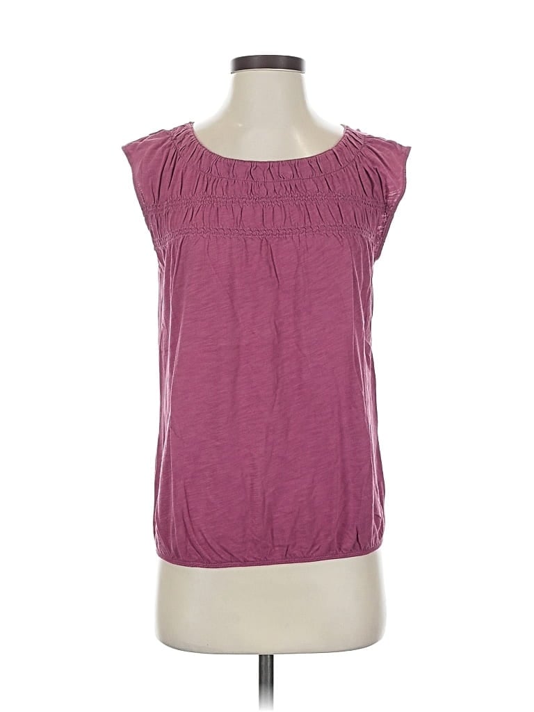 Pre-owned Ann Taylor Loft Sleeveless Blouse In Pink