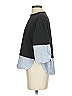Renvy Color Block Gray 3/4 Sleeve Top Size XS - photo 5