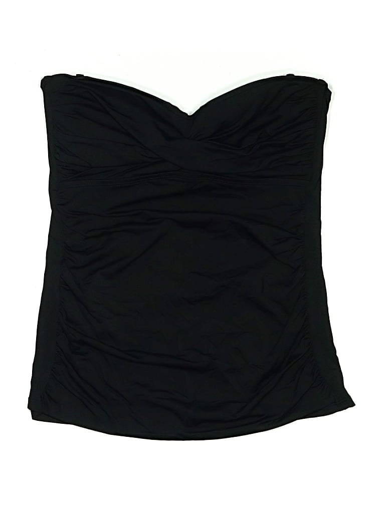 ANNE COLE SIGNATURE Pre-owned Swimsuit Top Black Swimwear