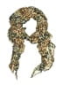 Collection Eighteen Animal Print Tan Brown Scarf One size - photo 1