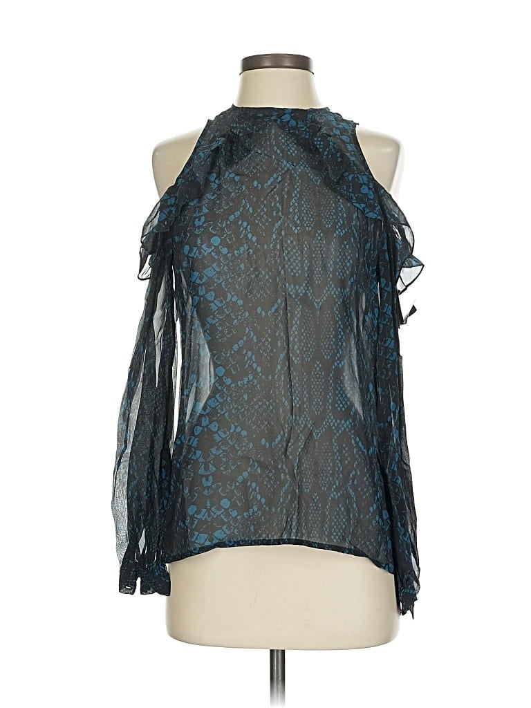 Pre-owned Preen By Thornton Bregazzi Sleeveless Blouse In Blue