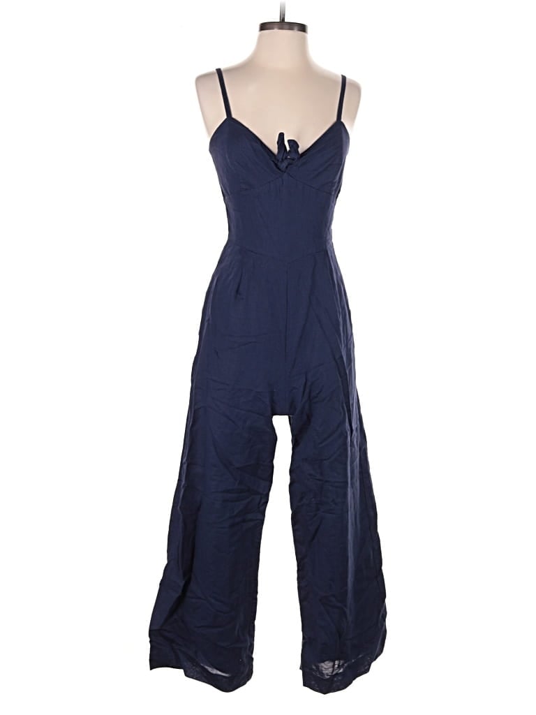 Pre-owned J.crew Factory Store Jumpsuit In Blue