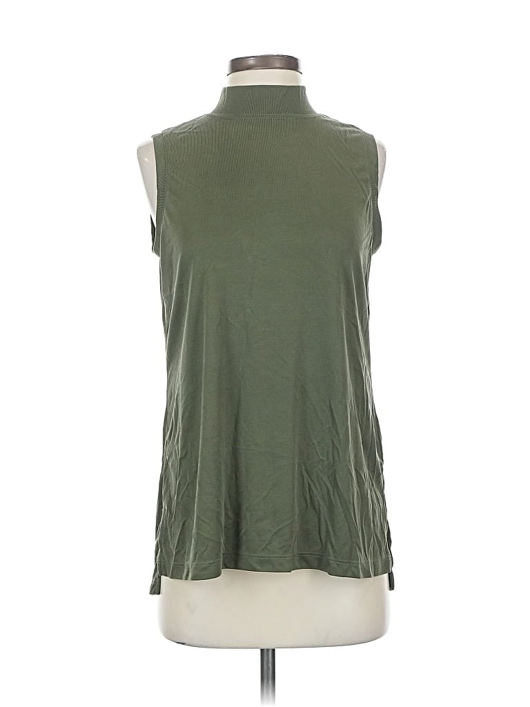 Pre-owned Banana Republic Sleeveless T-shirt In Green