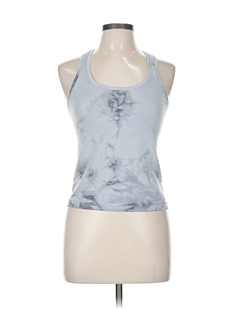 Pre-owned Lululemon Athletica Active Tank Top In Silver