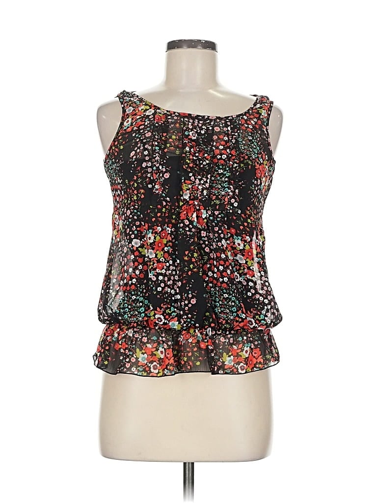 Pre-owned Bcx Sleeveless Blouse In Black