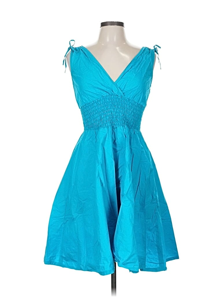 Pre-owned Divided By H&m Cocktail Dress In Blue