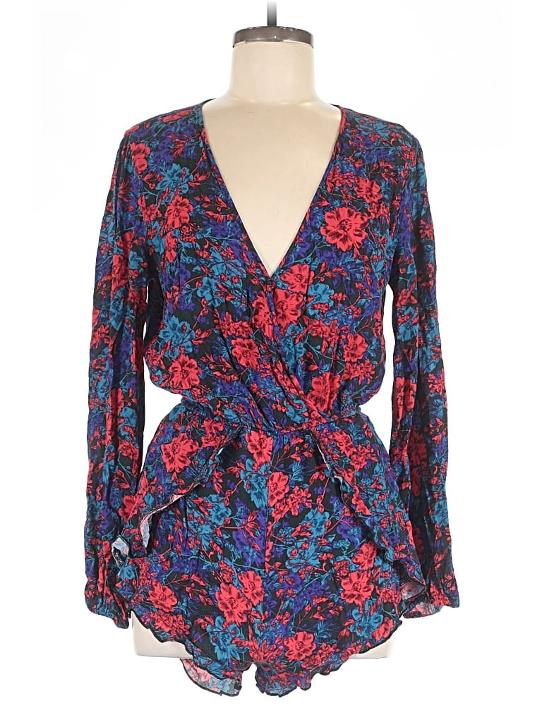 Pre-owned Forever 21 Romper In Blue