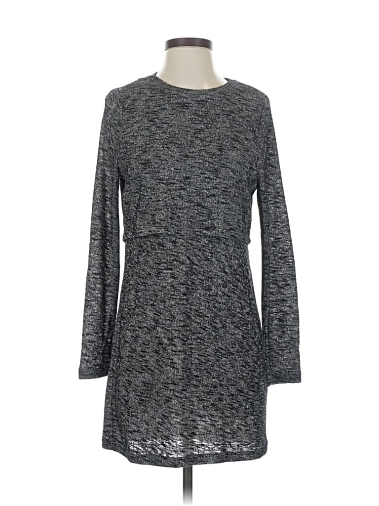 Pre-owned Divided By H&m Casual Dress In Gray