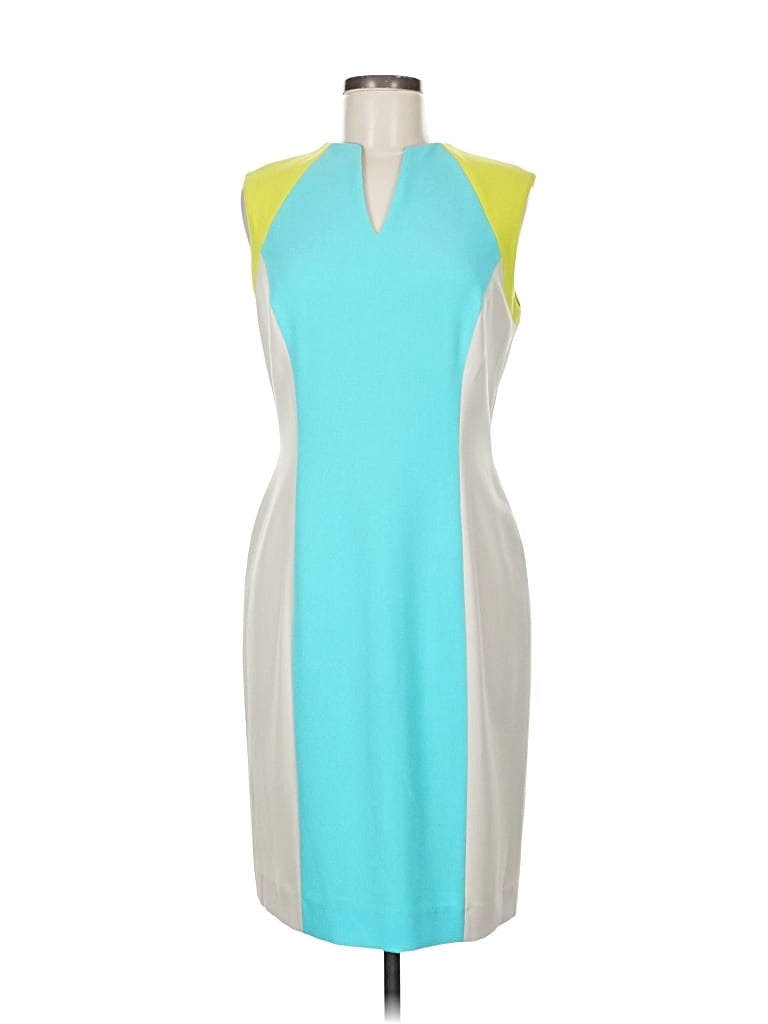 Pre-owned Tahari By Asl Cocktail Dress In Blue