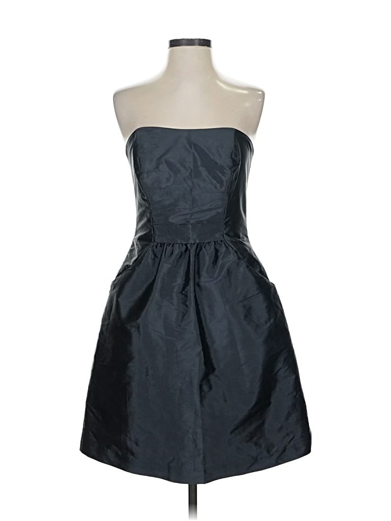 Pre-owned Alfred Sung Cocktail Dress In Black
