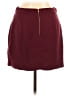 Banana Republic 100% Polyester Solid Burgundy Casual Skirt Size 6 - photo 2