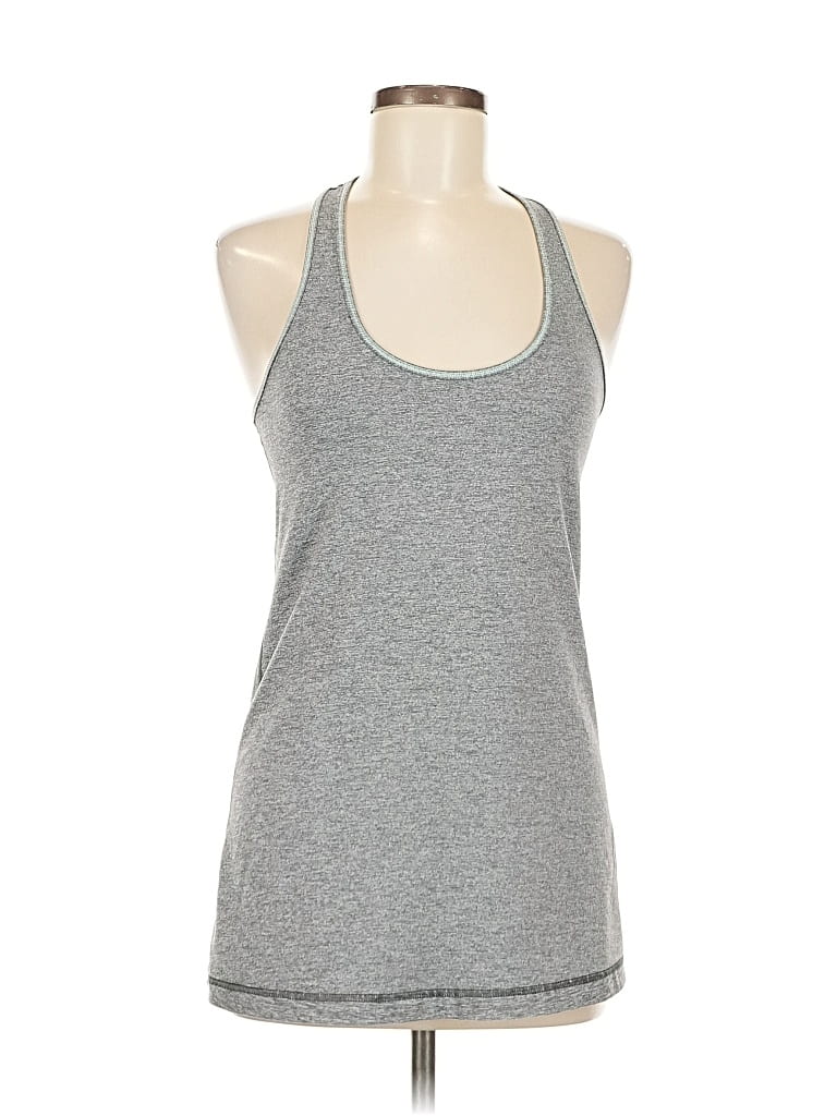 Pre-owned Lululemon Athletica Active Tank Top In Gray