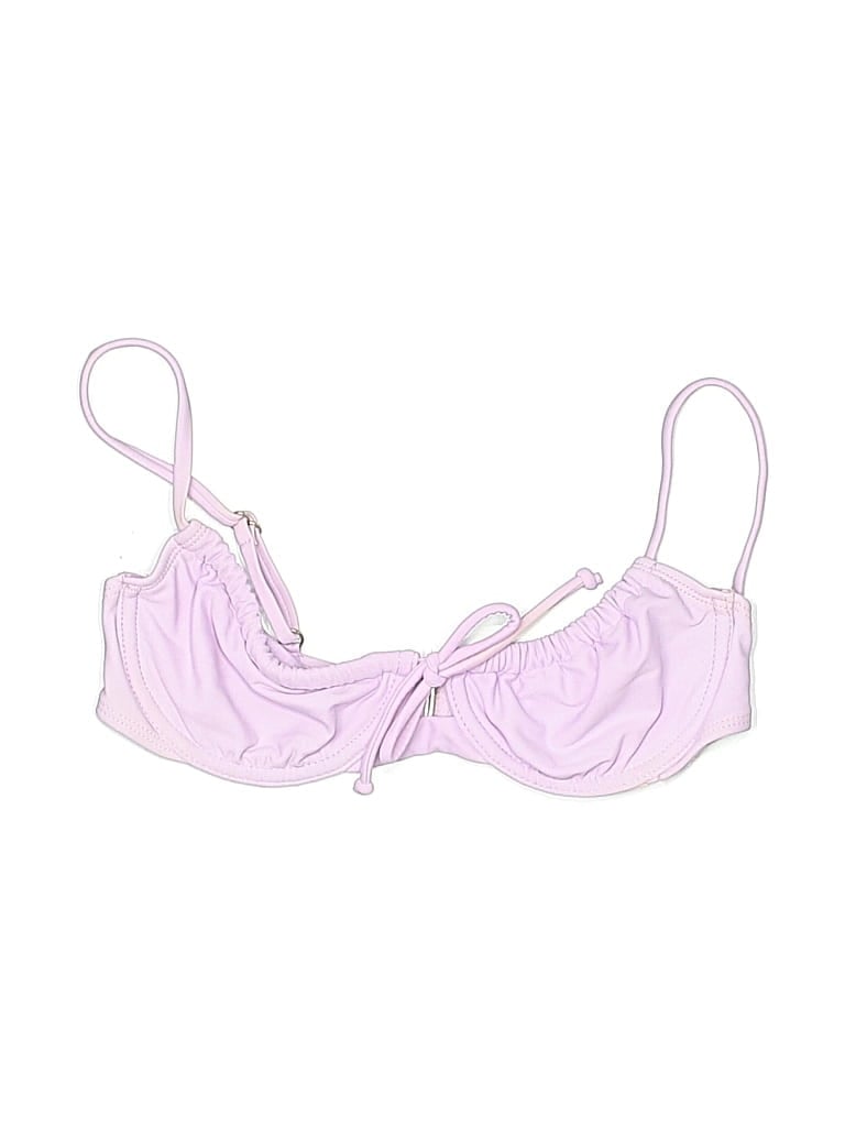 XHILARATION Pre-owned Swimsuit Top Purple Swimwear