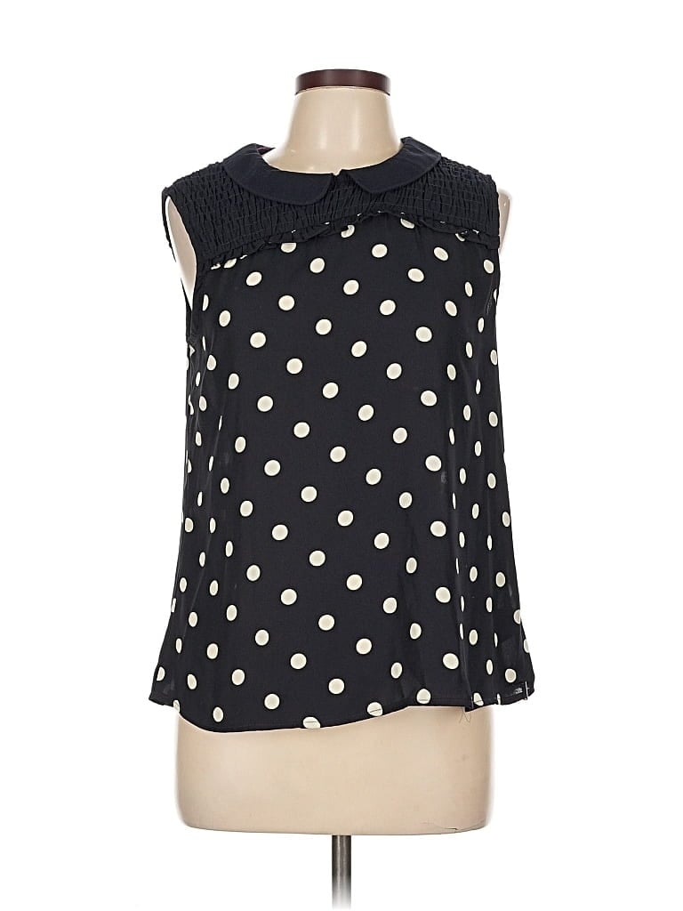 Pre-owned Tommy Hilfiger Sleeveless Blouse In Black