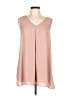 Misia 100% Polyester Solid Pink Casual Dress Size L - photo 1