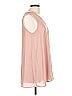 Misia 100% Polyester Solid Pink Casual Dress Size L - photo 4