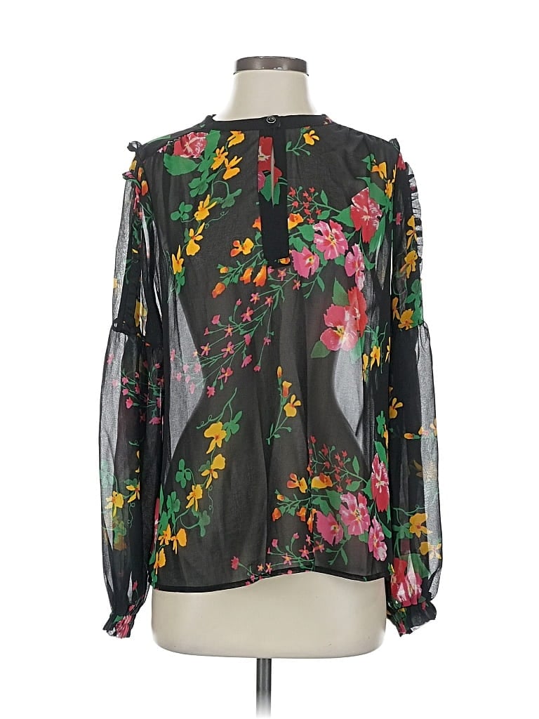 CABI Pre-owned Long Sleeve Blouse In Black