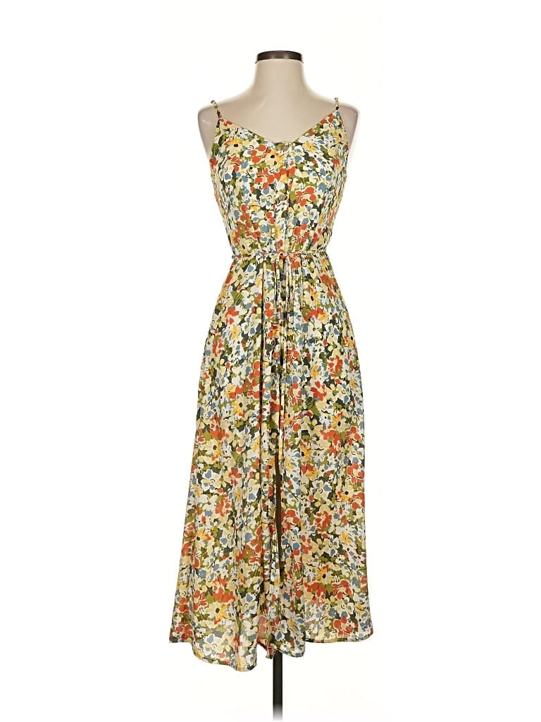 Pre-owned Sienna Sky Casual Dress In Orange