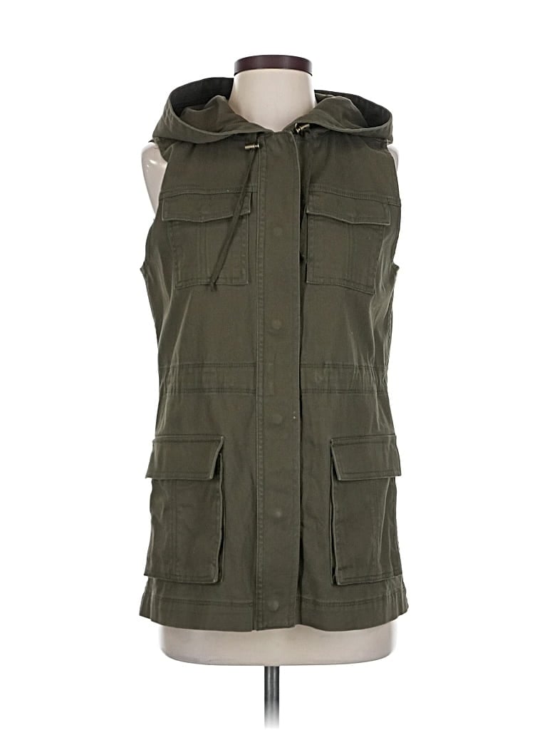 Pre-owned Matty M Vest In Green