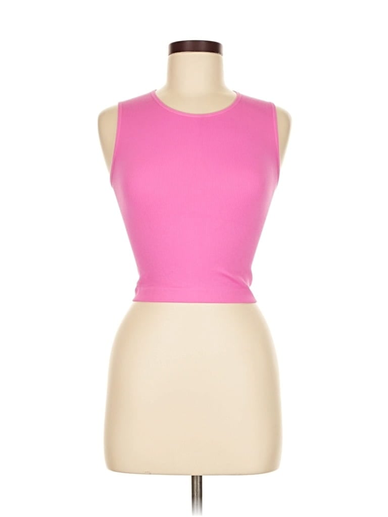 A NEW DAY Pre-owned Tank Top Pink Strapless Neckline Tops