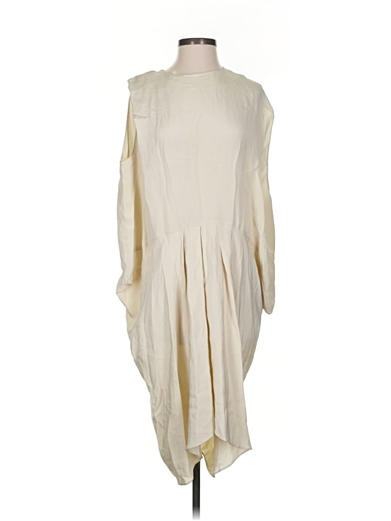 Pre-owned Wayne Casual Dress In White