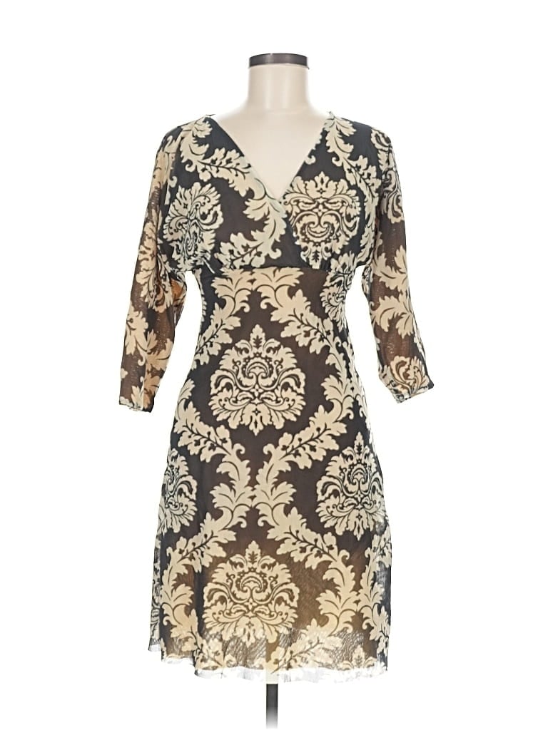 Pre-owned Sweet Pea By Stacy Frati Cocktail Dress In Gray