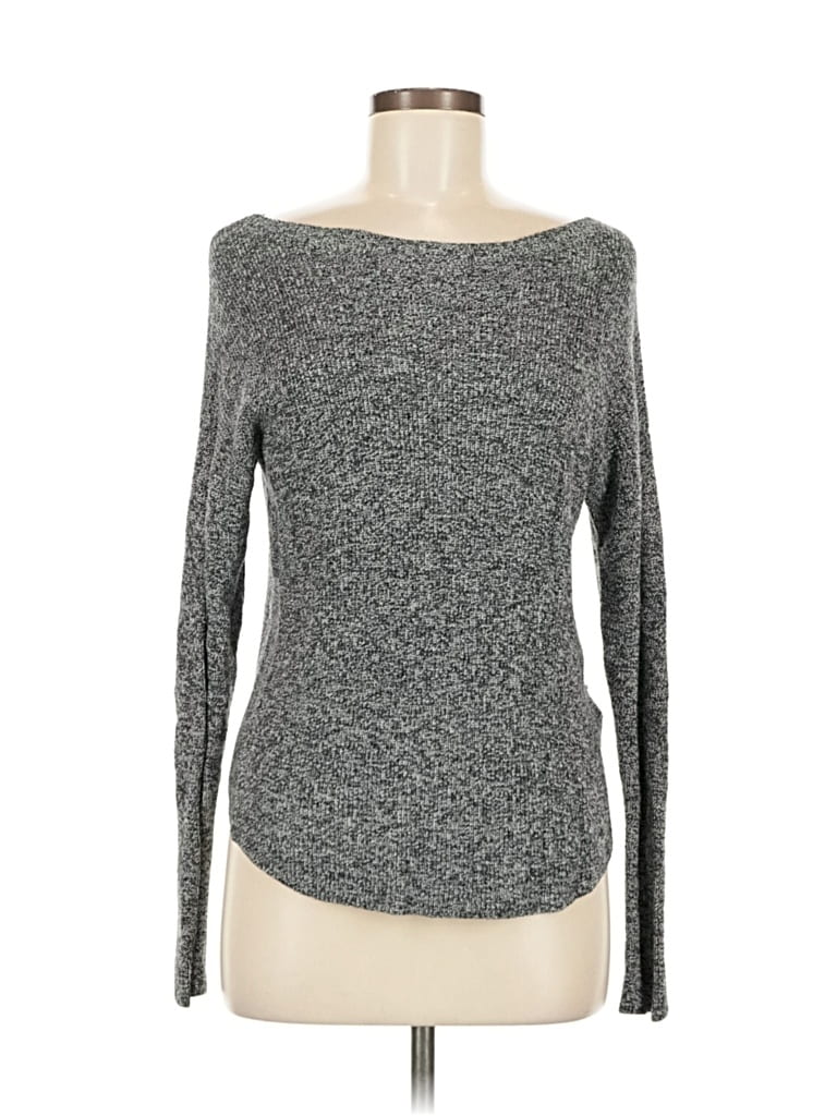 Pre-owned Express Pullover Sweater In Gray