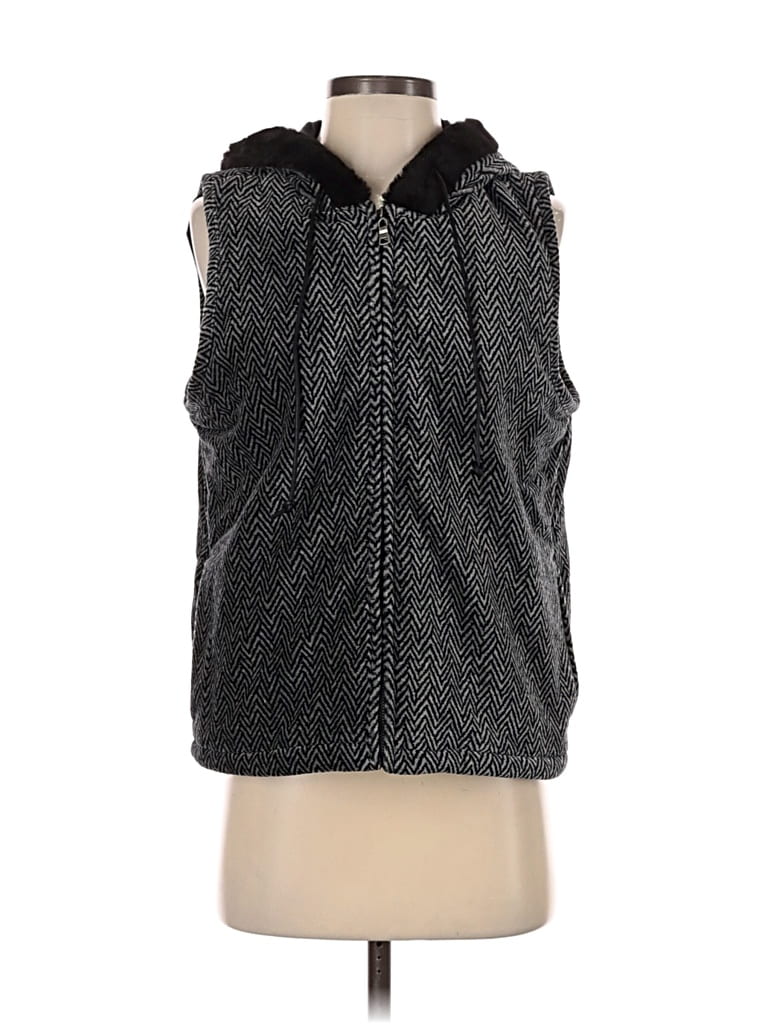 Pre-owned Lizsport Vest In Silver