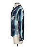 Rails 100% Rayon Plaid Teal Long Sleeve Button-Down Shirt Size XS - photo 5