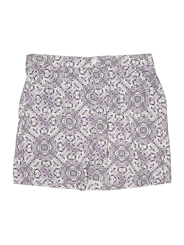 Pre-owned Croft & Barrow Casual Skirt In Purple