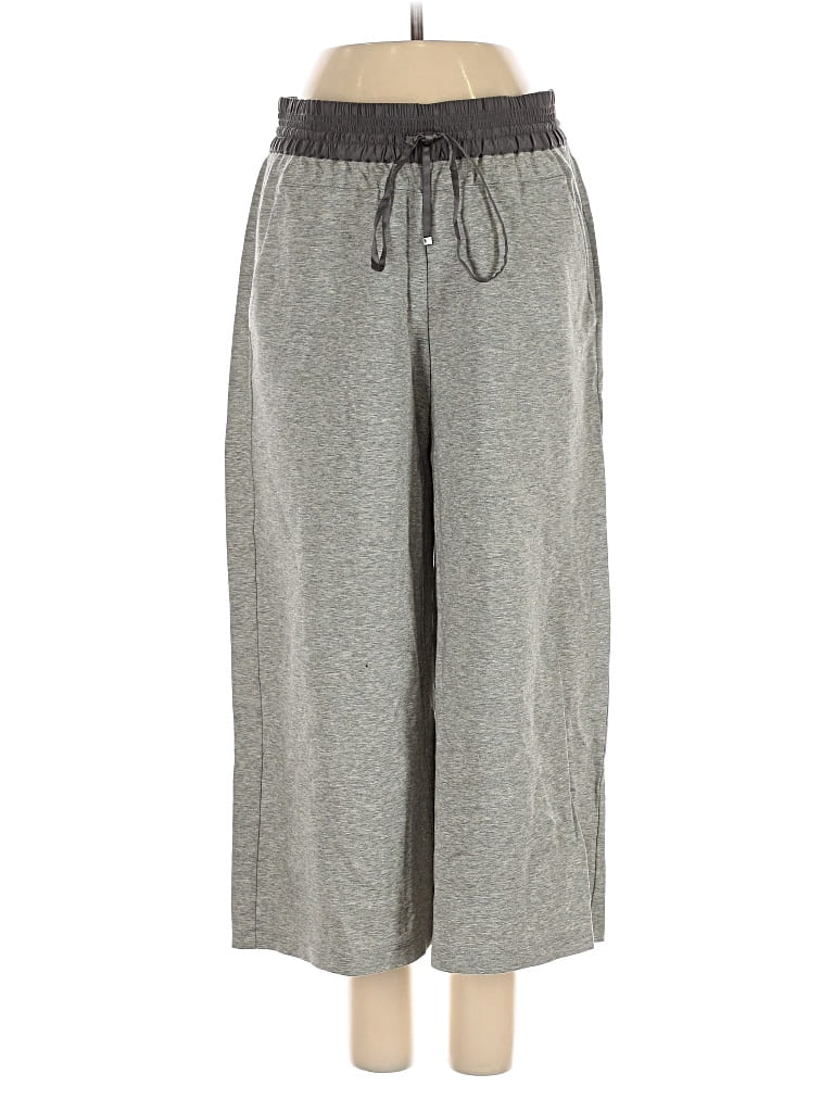 Pre-owned Lafayette 148 Casual Pants In Gray