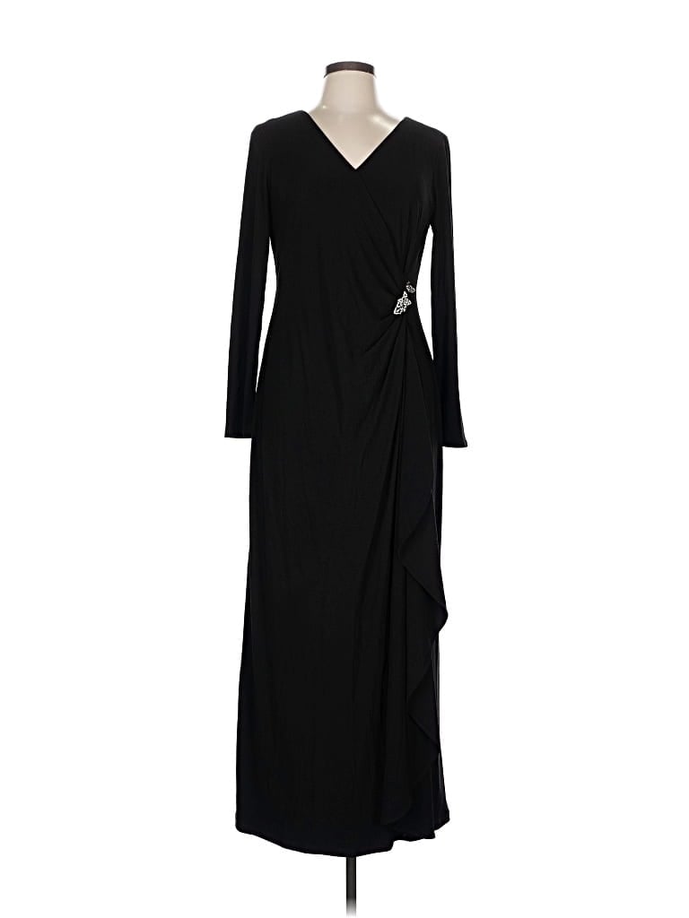 Pre-owned R & M Richards Cocktail Dress In Black