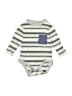 Assorted Brands Stripes Gray Long Sleeve Onesie 0-3 MO / 3 MO - photo 1