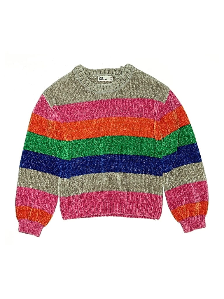 Click to view more detailed imagery on our partner's website Pre-owned Epic Threads Kids' Pullover Sweater In Silver