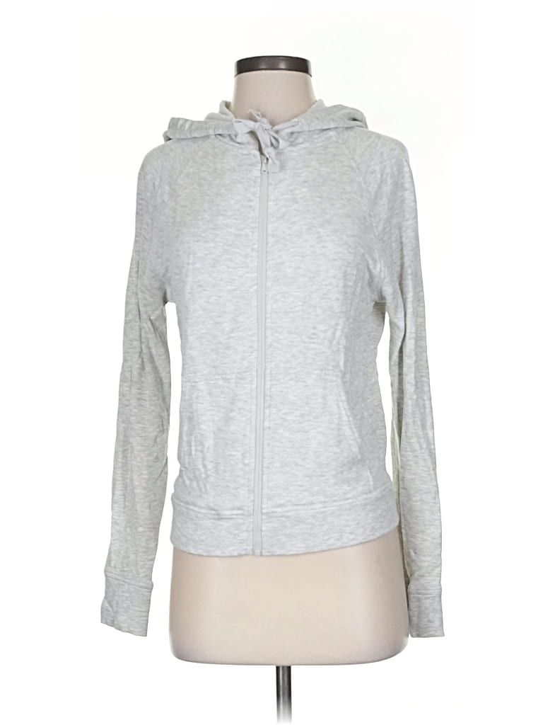 Pre-owned Lou & Grey Zip Up Hoodie In Gray